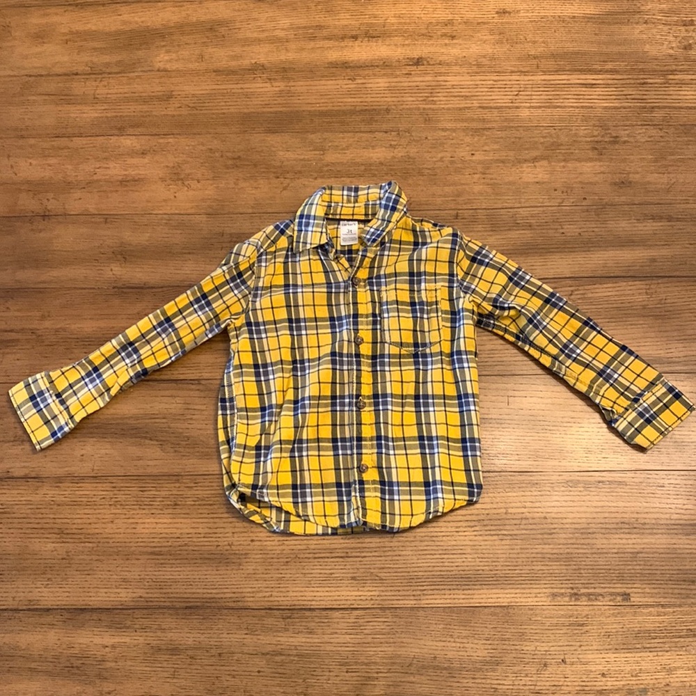 ☀️3 for $10☀️ Carter’s Toddler Plaid Button Down Shirt